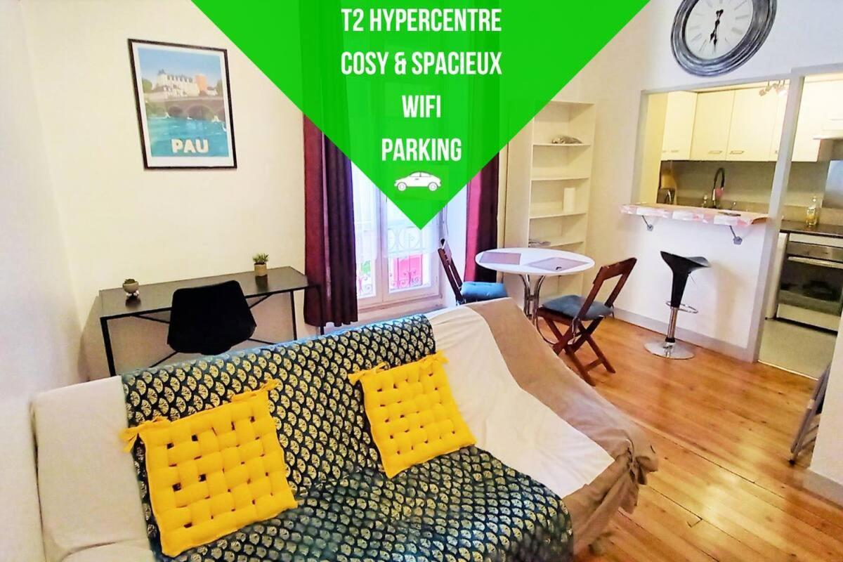 Ferienwohnung Le Gambetta T2 Cosy Hypercentre Wifi Fibre Avec Parking Pau Exterior foto